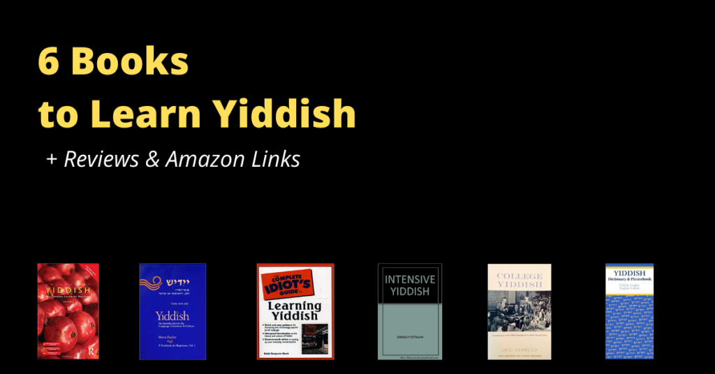 6 books to learn yiddish